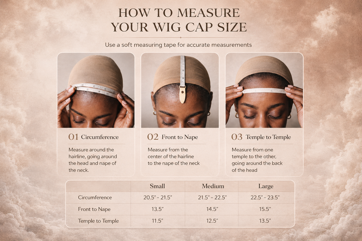 BeWhit Cap Size Guide